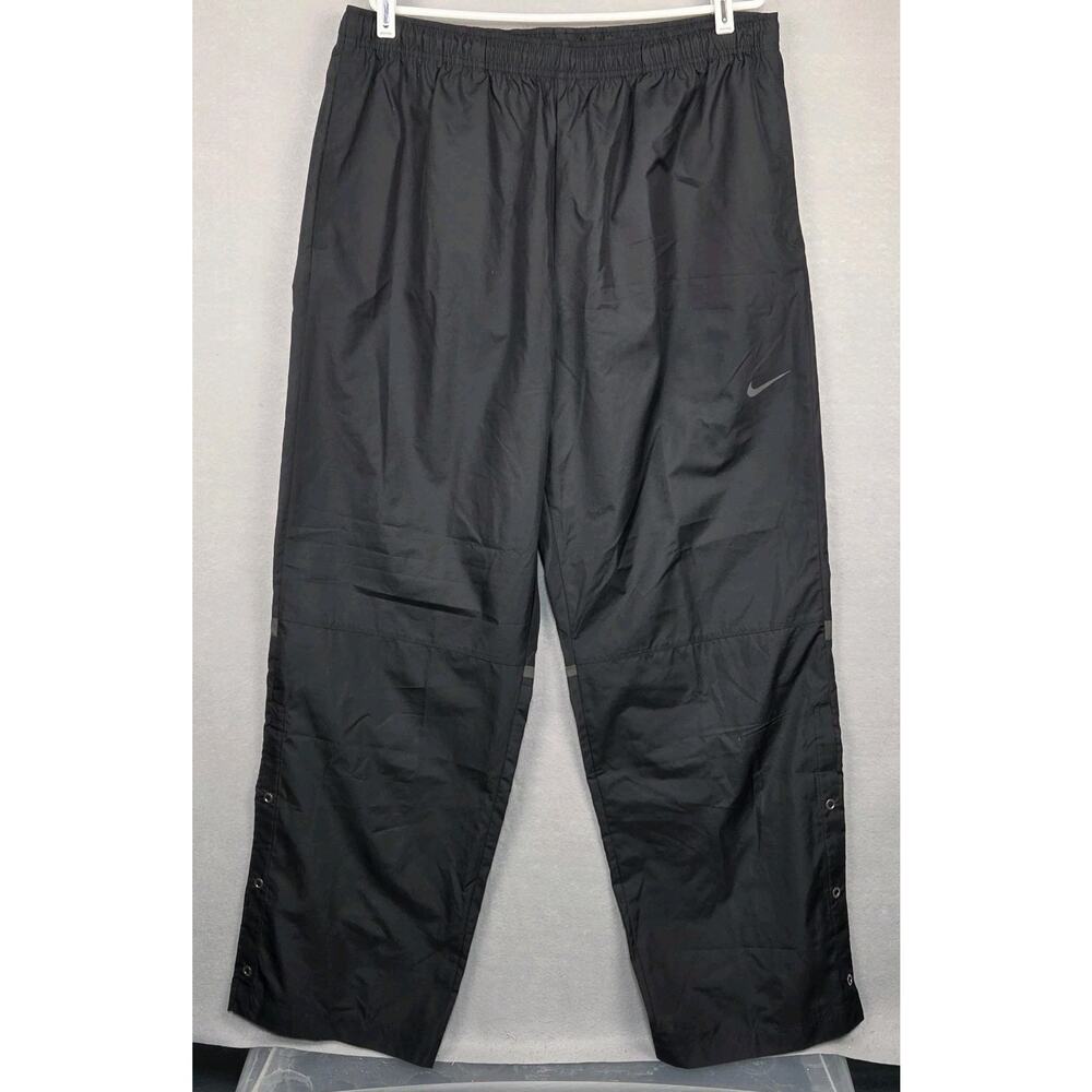 Nike Golf Storm Fit Pants Rain Wind Waterproof Snap Black - Men's XL